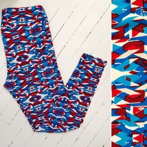 LulaRoe Tall & Curvy Aztec Geometric Leggings